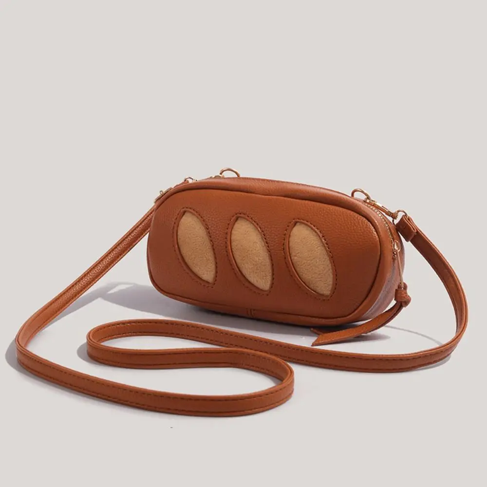 Simple PU Leather Bread Crossbody Bag Purse Portable Bread Shoulder Bag Creative Handbag Cosmetic Bag Children
Simple PU Leather Bread Crossbody Bag Purse Portable Bread Shoulder Bag Creative Handbag Cosmetic Bag Children