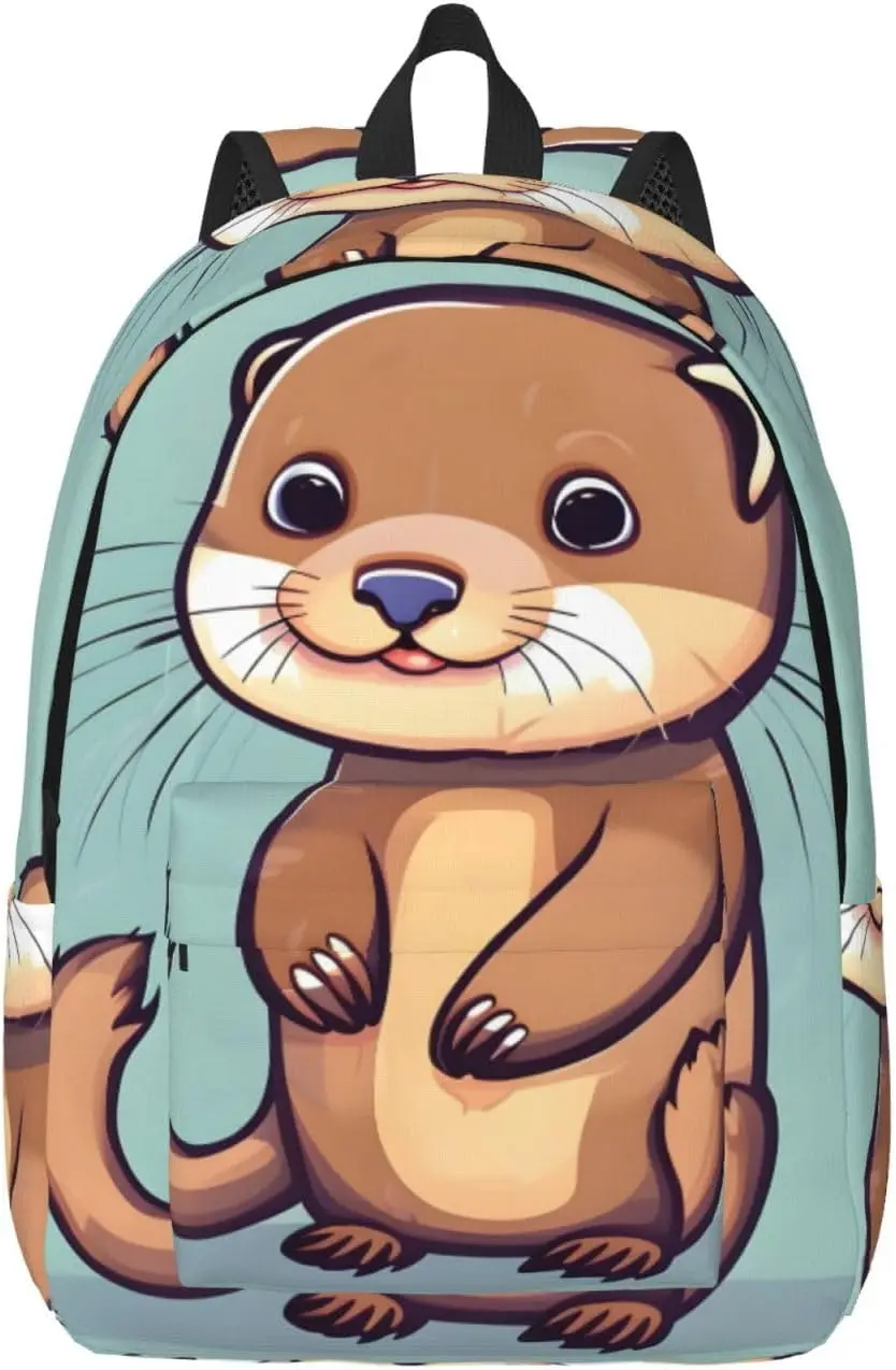 Cartoon Cute Otters Print Stylish Canvas Backpack,Travel Backpack With Pockets,For Hiking And Daily Use
Cartoon Cute Otters Print Stylish Canvas Backpack,Travel Backpack With Pockets,For Hiking And Daily Use