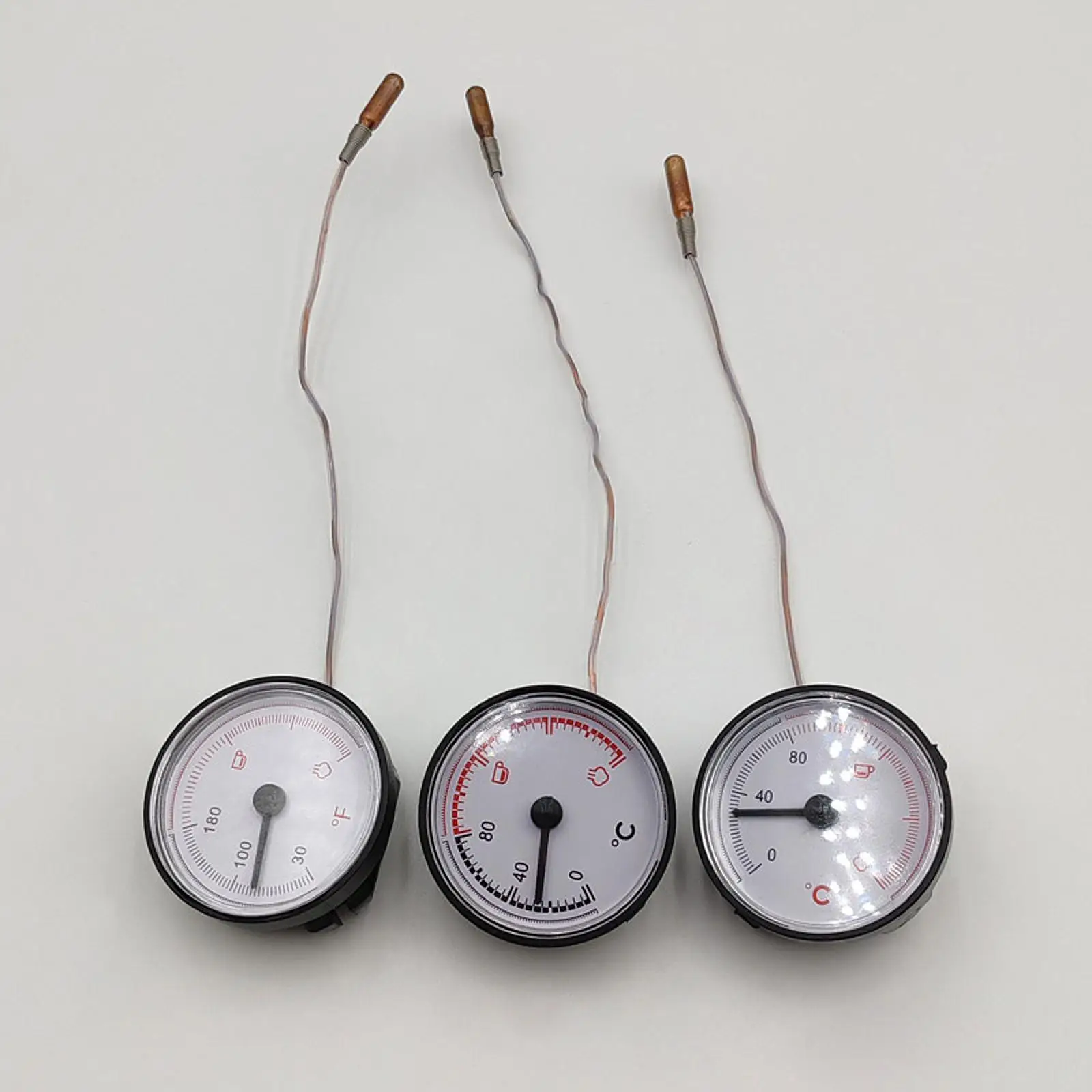 Axial Dial Thermometer with Capillary Tube Diameter 55mm Home Office Kitchen Cooking Professional Indoor Measurement Mechanical
Axial Dial Thermometer with Capillary Tube Diameter 55mm Home Office Kitchen Cooking Professional Indoor Measurement Mechanical