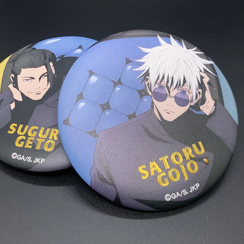 Anime Jujutsu Kaisen Satoru Gojo Geto Suguru Cosplay Famous Scene Exquisite Relief Badge Backpack Pendant Xmas Birthday Gift
Anime Jujutsu Kaisen Satoru Gojo Geto Suguru Cosplay Famous Scene Exquisite Relief Badge Backpack Pendant Xmas Birthday Gift