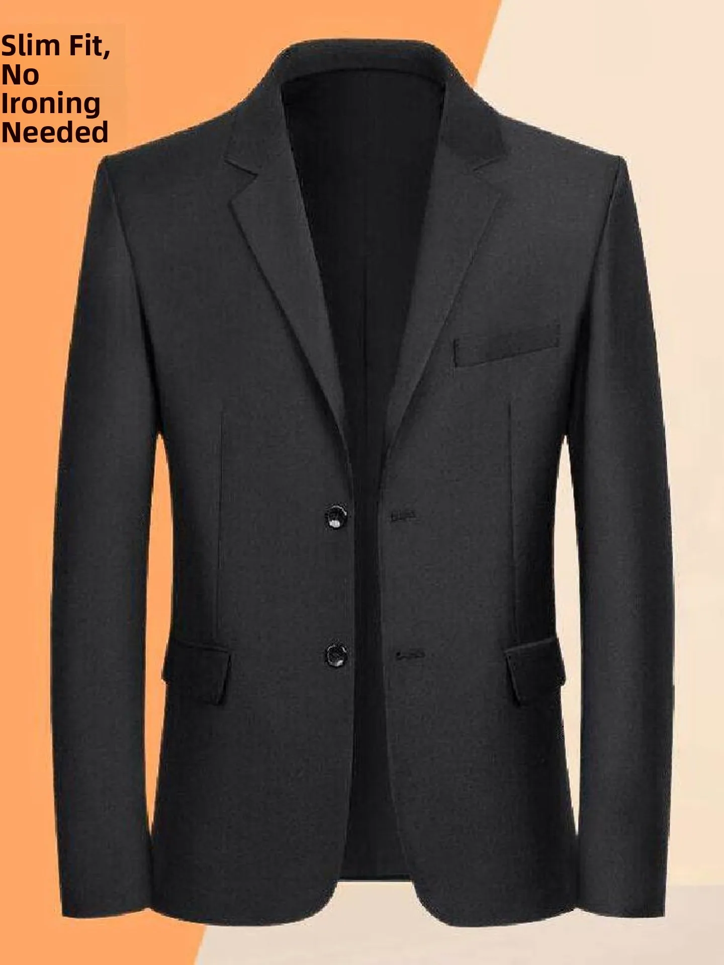 Comfortable Slim Fit Men's Casual Suit Thin Korean Style Polyester Fiber Business Casual Single-breasted Coat for Middle-aged
Comfortable Slim Fit Men's Casual Suit Thin Korean Style Polyester Fiber Business Casual Single-breasted Coat for Middle-aged