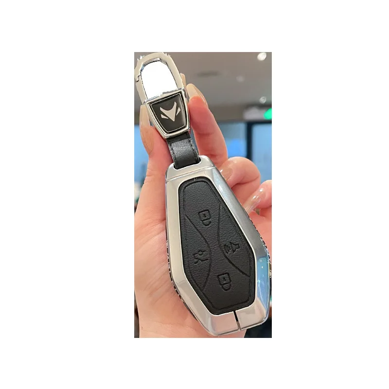 Premium Zinc Alloy Key Cover Case for ARCFOX T5/T6/S5 Max/Kaola Pro (2025) - Protective Key Fob Shell Key Bag Chain
Premium Zinc Alloy Key Cover Case for ARCFOX T5/T6/S5 Max/Kaola Pro (2025) - Protective Key Fob Shell Key Bag Chain
