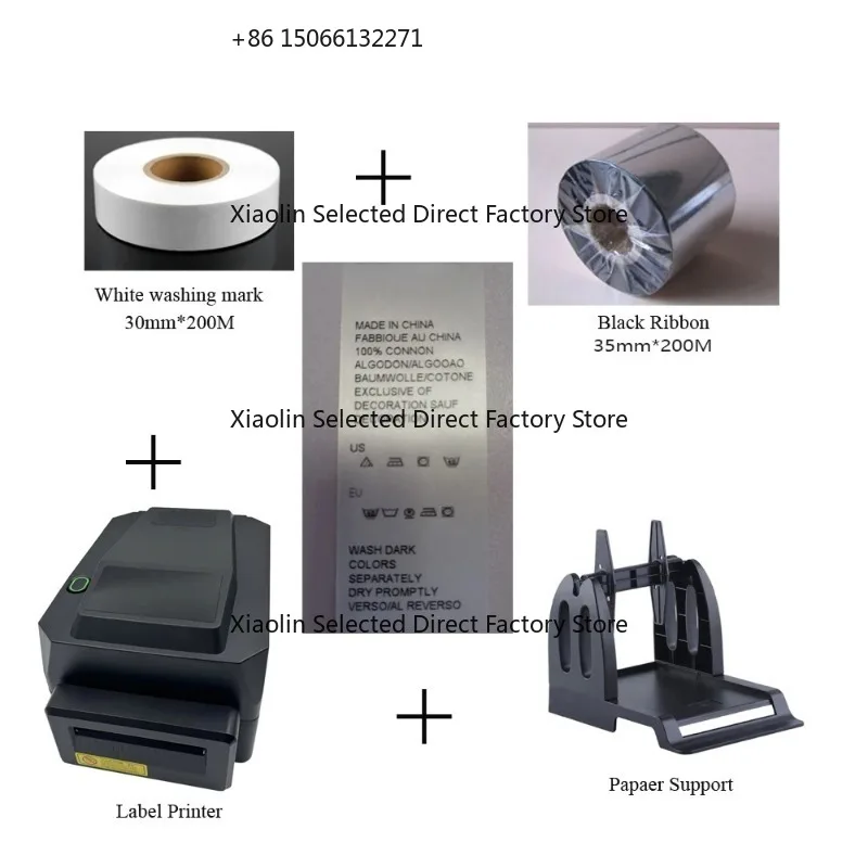 New Heat Transfer Printer Clothes Label Desktop Label for Washing Printing 2054TA