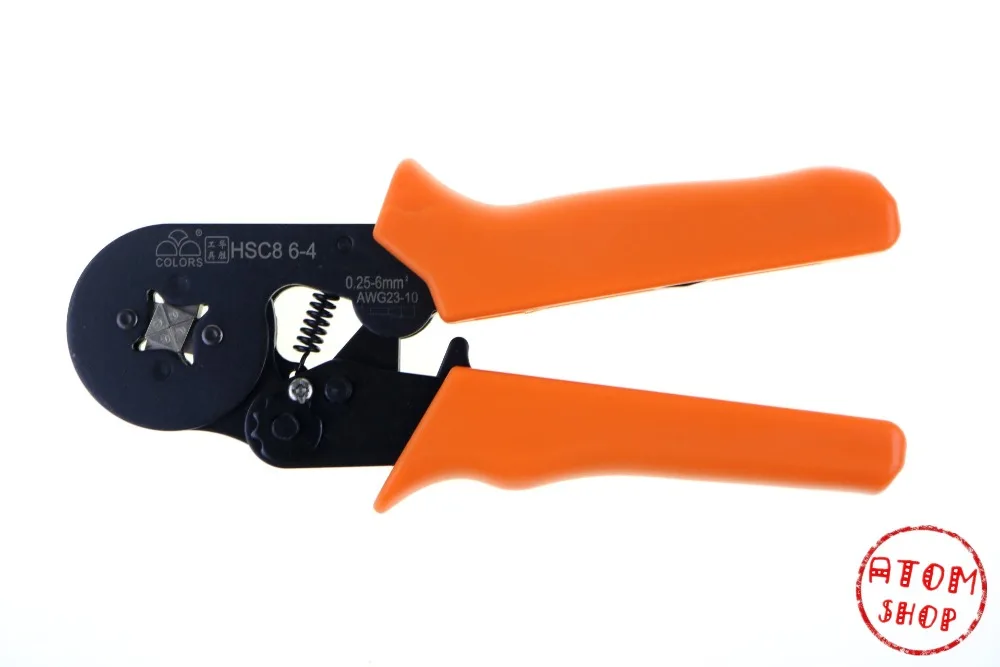 HSC8 6-4 Mini Self-Adjustable Crimping Plier AWG 23-10 Capacity 0.25-6 mm Insulation terminal tool
HSC8 6-4 Mini Self-Adjustable Crimping Plier AWG 23-10 Capacity 0.25-6 mm Insulation terminal tool