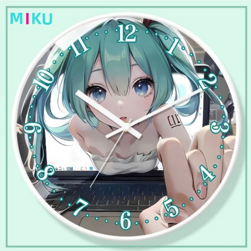 Hatsune Miku animation peripheral creative cartoon home bedroom children's room silently walking wall wall clock home decoration
Hatsune Miku animation peripheral creative cartoon home bedroom children's room silently walking wall wall clock home decoration