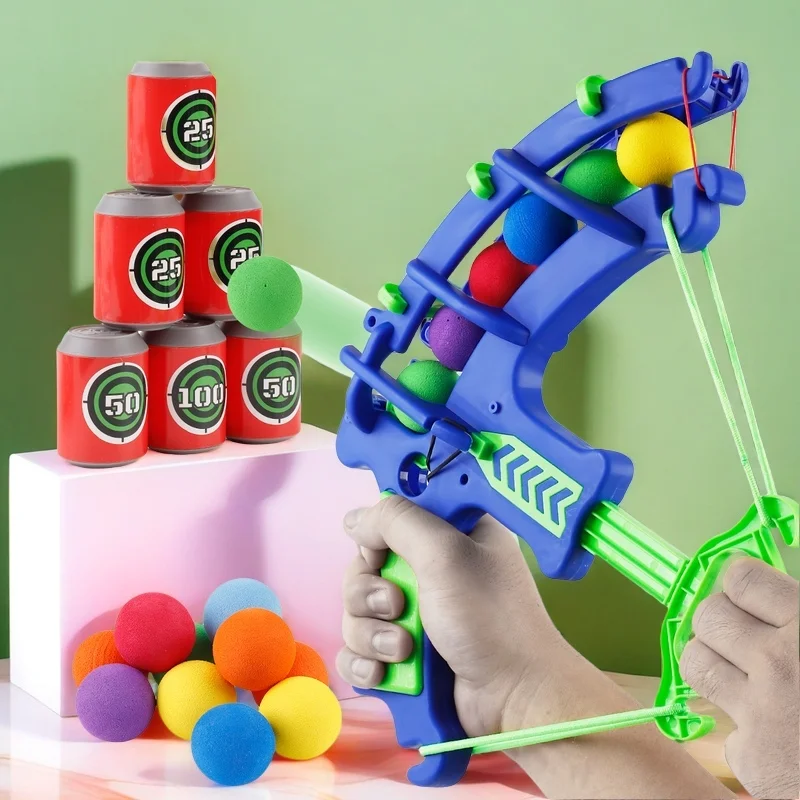 Bow and Arrow Launcher, EVA Foam Soft Dart Gun, Sponge Ball Indoor Throwing Toy, Crossbow Rapid-Fire Shooting Target Tube
Bow and Arrow Launcher, EVA Foam Soft Dart Gun, Sponge Ball Indoor Throwing Toy, Crossbow Rapid-Fire Shooting Target Tube