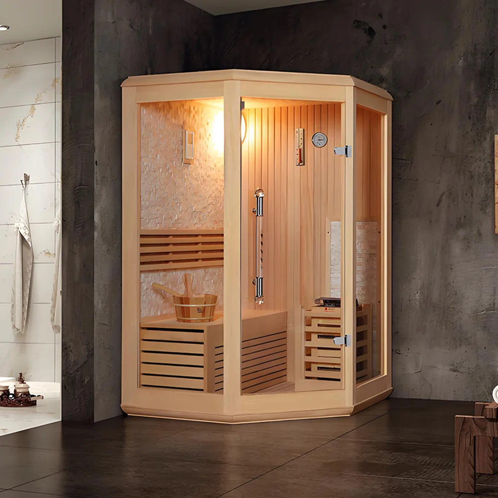 The Best Wooden Steam Sauna Room Indoor Traditional Factory Dry Heat Relaxation Sauna Outdoor Steam Bath Modern Design
The Best Wooden Steam Sauna Room Indoor Traditional Factory Dry Heat Relaxation Sauna Outdoor Steam Bath Modern Design