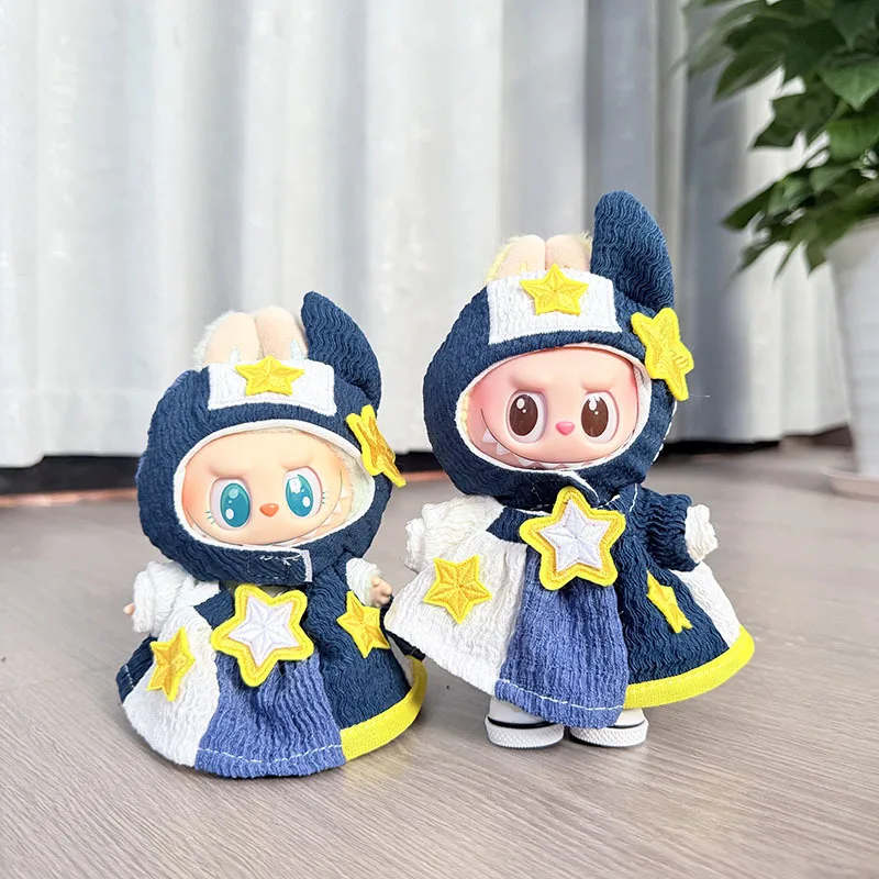 Cute Labubu Doll Outfit Van Gogh's Sky Creative Accessory For 15/17cm 1st/2nd/3rd Gen 
Cute Labubu Doll Outfit Van Gogh's Sky Creative Accessory For 15/17cm 1st/2nd/3rd Gen