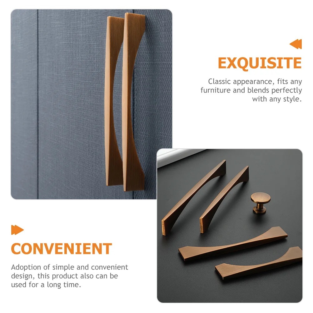 2Pcs Copper Door Handle Zinc Alloy Replacement Furniture Pull for Cabinet Dresser Drawer Closet Knob Door Handle
2Pcs Copper Door Handle Zinc Alloy Replacement Furniture Pull for Cabinet Dresser Drawer Closet Knob Door Handle