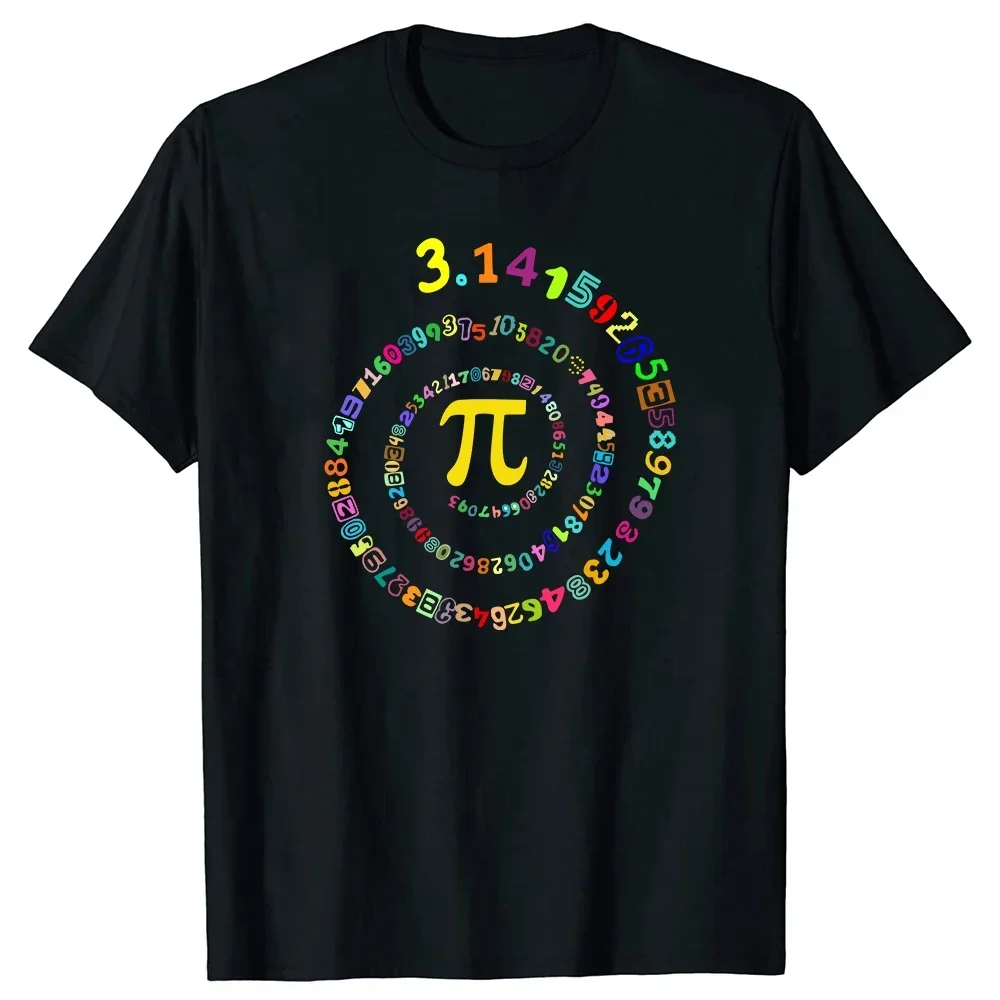 Pi Day Spiral Math Graphic Tee Men's Breathable Cotton T-Shirt Short Sleeve Trip
Pi Day Spiral Math Graphic Tee Men's Breathable Cotton T-Shirt Short Sleeve Trip