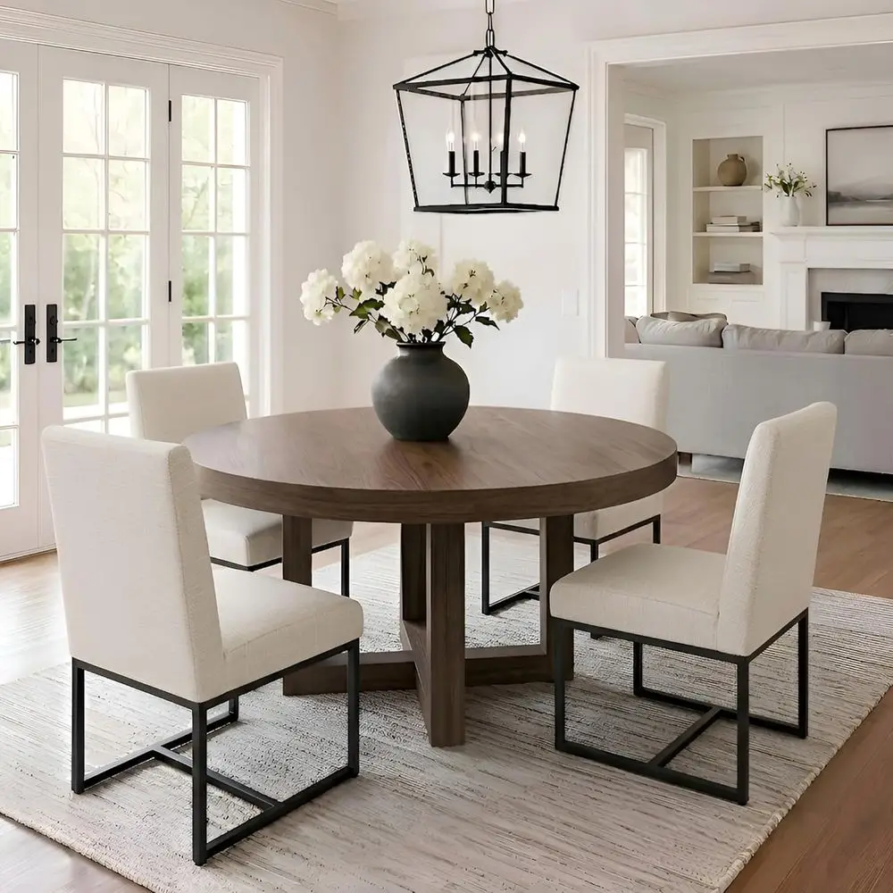 Modern Padded Linen Dining Chairs Set of 4, Suitable for Restaurant, Dining Room, Kitchen, Cream
Modern Padded Linen Dining Chairs Set of 4, Suitable for Restaurant, Dining Room, Kitchen, Cream