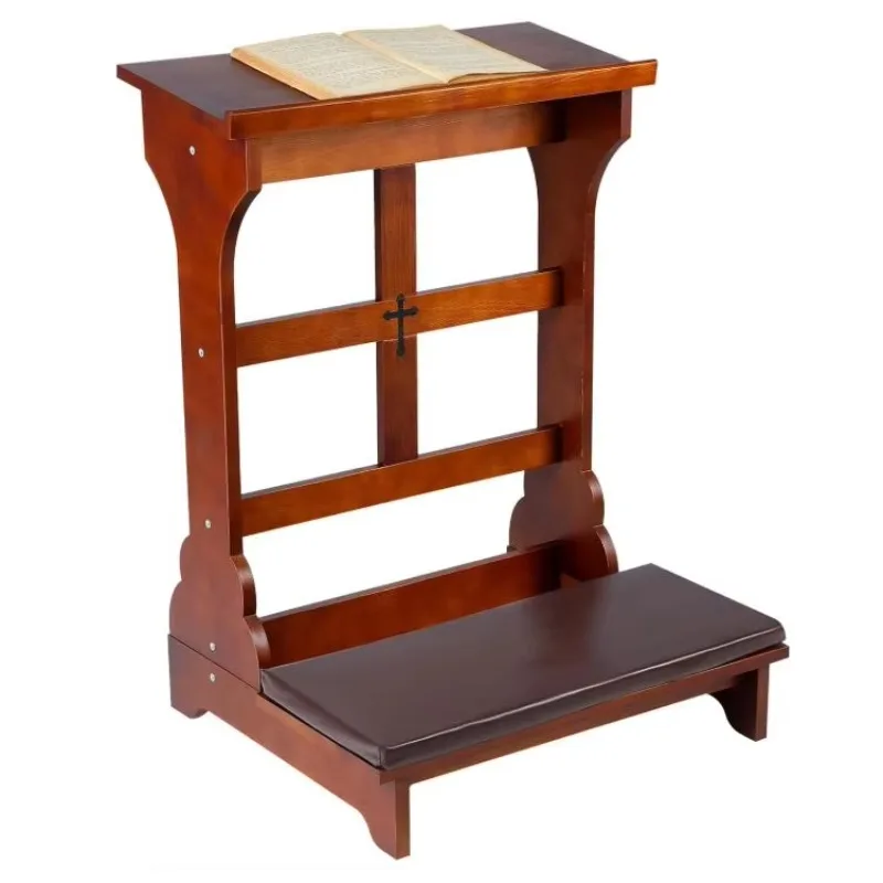 Heavy Duty Wood Prayer Bench Stool, Padded Knees with Storage Shelf for Chapel Home
Heavy Duty Wood Prayer Bench Stool, Padded Knees with Storage Shelf for Chapel Home