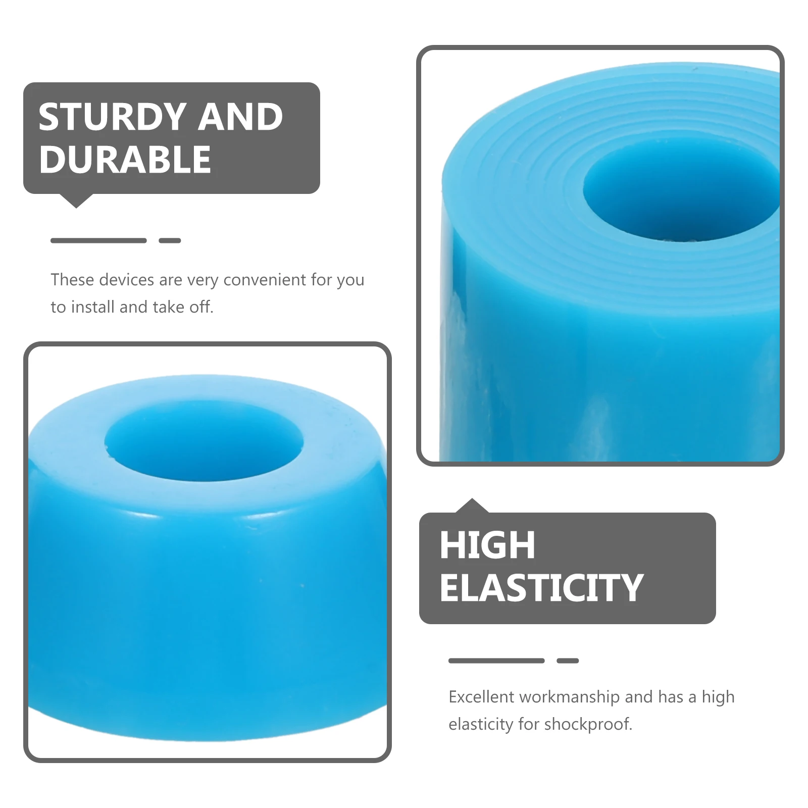 Skateboard Shock Pad Trucks Bushing Riser Pads Parts Soft Hard Absorber Accessories Skateboarding Equipment Durability Long Life
Skateboard Shock Pad Trucks Bushing Riser Pads Parts Soft Hard Absorber Accessories Skateboarding Equipment Durability Long Life