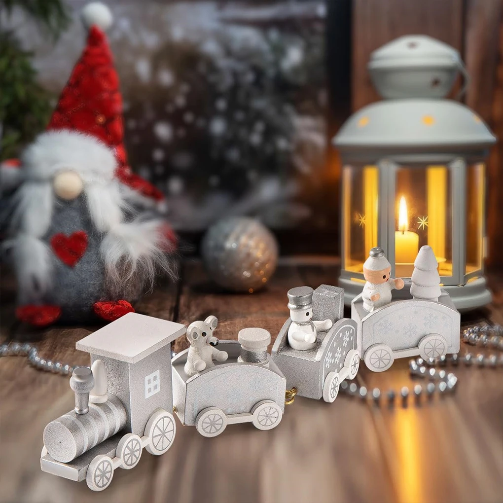Christmas Gift Wooden Train Desktop Decoration XMAS Decor DIY Christmas Train Sculpture Ornaments
Christmas Gift Wooden Train Desktop Decoration XMAS Decor DIY Christmas Train Sculpture Ornaments