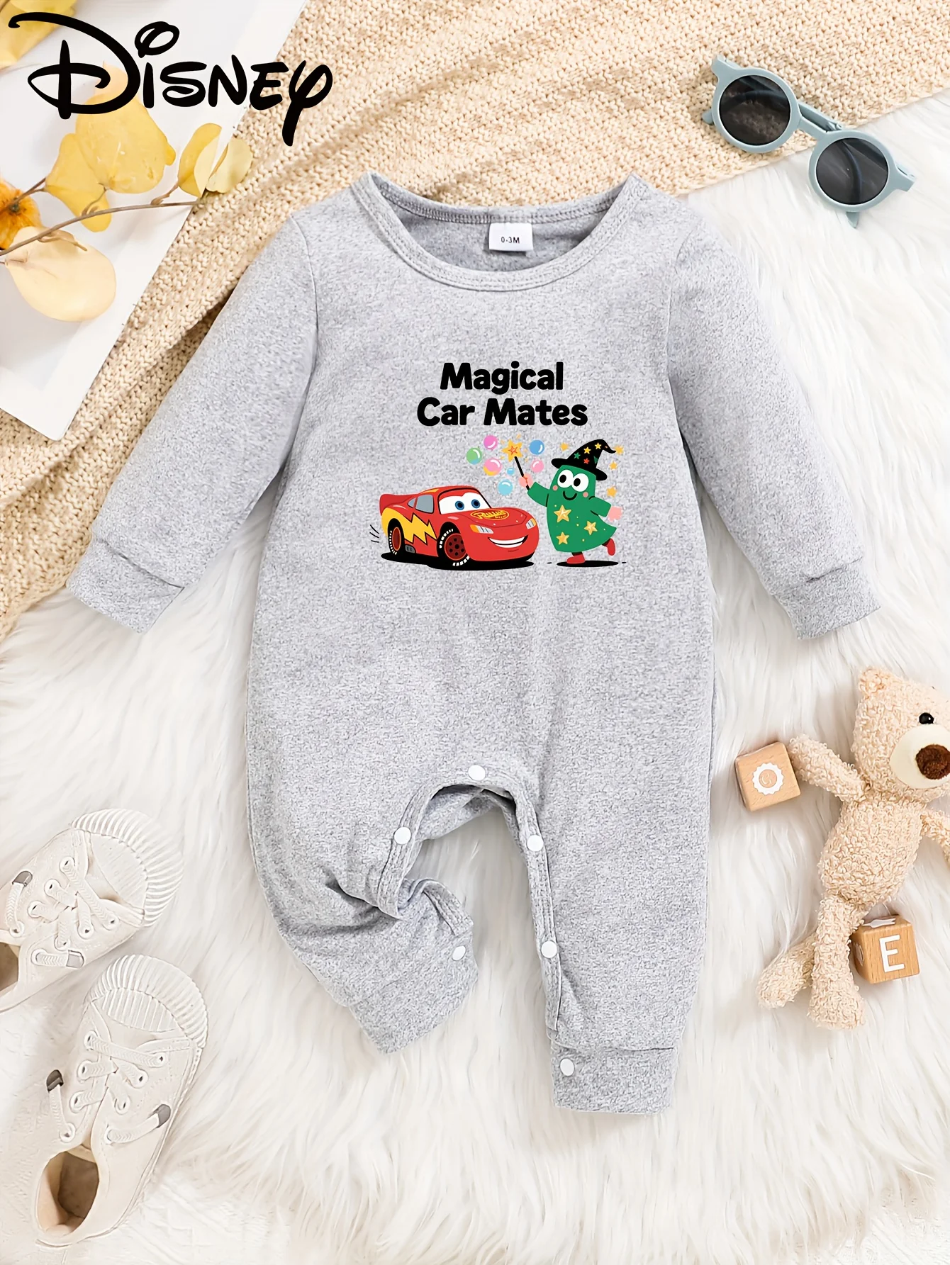 【Authorized】Disney Mcqueen Baby Long-Sleeve Romper! Adorable Mcqueen Print Is Super Eye-Catching, Soft Fabric Fits Baby's Skin, Round Neck Design Is Comfortable and Non-Restrictive Machine Washable and Won'T Lose Its Shape, Versatile for All Seasons, Easy
【Authorized】Disney Mcqueen Baby Long-Sleeve Romper! Adorable Mcqueen Print Is Super Eye-Catching, Soft Fabric Fits Baby's Skin, Round Neck Design Is Comfortable and Non-Restrictive Machine Washable and Won'T Lose Its Shape, Versatile for All Seasons, Easy