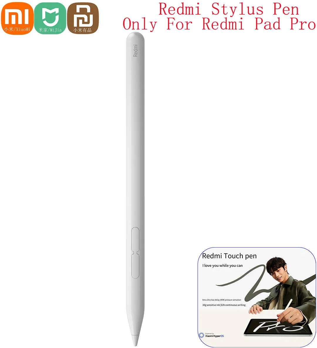Xiaomi Redmi Smart Stylus Pen 240Hz Desenhar Escrita Captura de Tela Touch Baixa Latência Caneta Inteligente Para For Redmi Pad
Xiaomi Redmi Smart Stylus Pen 240Hz Desenhar Escrita Captura de Tela Touch Baixa Latência Caneta Inteligente Para For Redmi Pad
