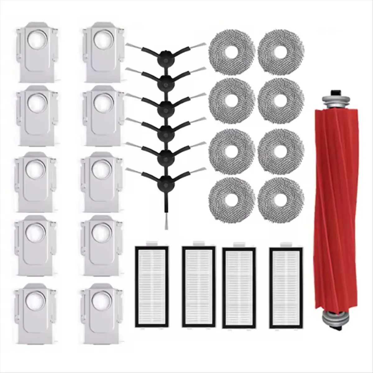 T33C For Q MaxV/Q S/Q Pro Vacuum Cleaner Spare Parts Main Side Brush Dust Bag Hepa Filter Mop Cloth
T33C For Q MaxV/Q S/Q Pro Vacuum Cleaner Spare Parts Main Side Brush Dust Bag Hepa Filter Mop Cloth