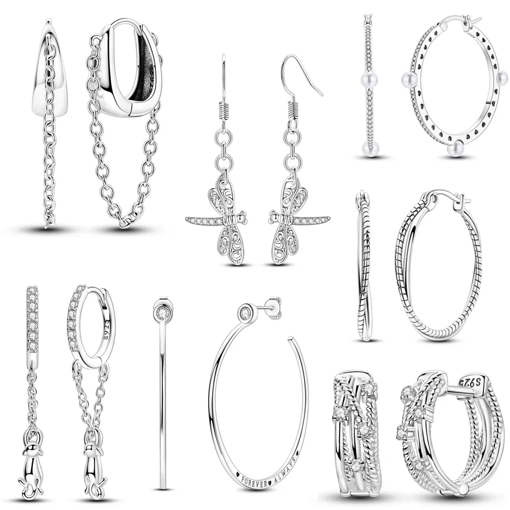 Fine 925 Sterling Silver Pearl Cat Chain Hoop Earrings For Girl Exquisite Jewelry Earrings Gift
Fine 925 Sterling Silver Pearl Cat Chain Hoop Earrings For Girl Exquisite Jewelry Earrings Gift