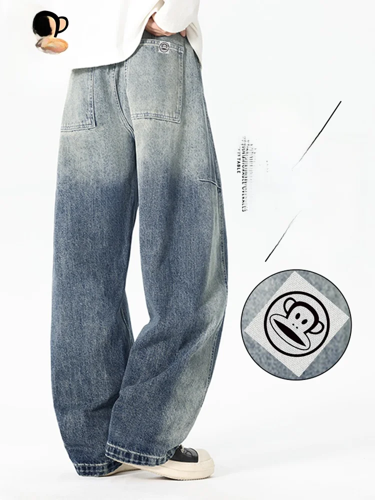 Мужские повседневные широкие брюки American Sle, джинсы из денима в стиле пэчворк, винтажные, осенний сезон, малый размер
Мужские повседневные широкие брюки American Sle, джинсы из денима в стиле пэчворк, винтажные, осенний сезон, малый размер