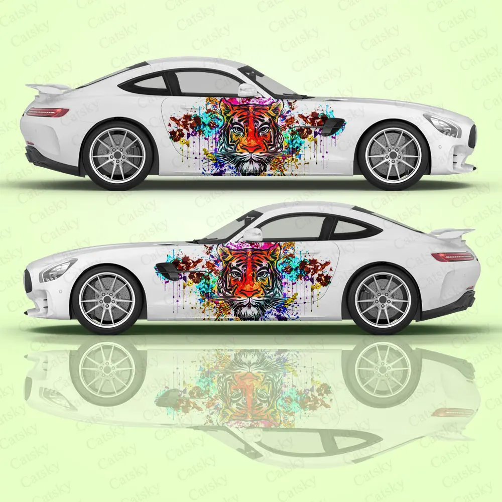 Tiger Galaxy 2pcs Car Sticker for Universal Large Car Vinyl Wrap Decal Custom Car Side Hood Decal Sticker for Auto Decoration
Tiger Galaxy 2pcs Car Sticker for Universal Large Car Vinyl Wrap Decal Custom Car Side Hood Decal Sticker for Auto Decoration