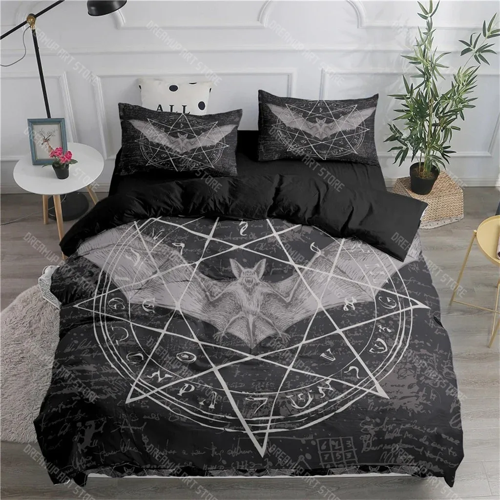 Flying Vampire Bats Duvet Cover Halloween Bedding Set 3D Prints Witchcraft Comforter Cover Single Double King
Flying Vampire Bats Duvet Cover Halloween Bedding Set 3D Prints Witchcraft Comforter Cover Single Double King
