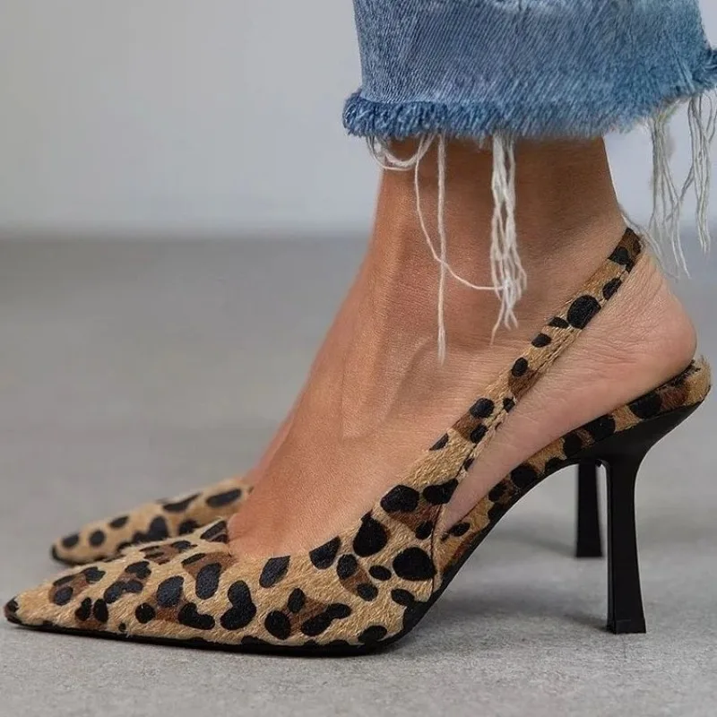 Women's Suede Pointed Toe Slingback Stiletto Heel Pumps Plus Size Elegant High Heel Sandals for Spring 2026 New Arrival
Women's Suede Pointed Toe Slingback Stiletto Heel Pumps Plus Size Elegant High Heel Sandals for Spring 2026 New Arrival