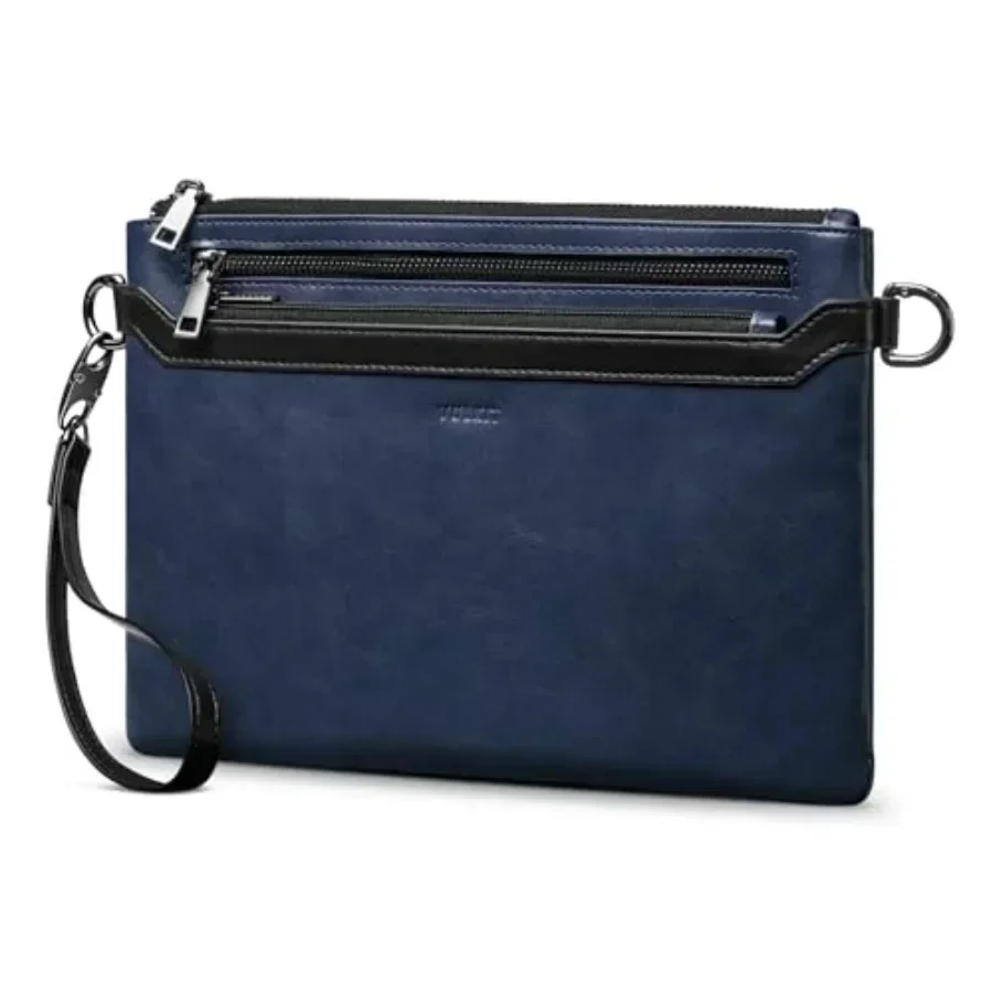VULKIT RFID Blocking Clutch Bag for Men, Large Men's Wristlet Wallet, Business Handbag
VULKIT RFID Blocking Clutch Bag for Men, Large Men's Wristlet Wallet, Business Handbag