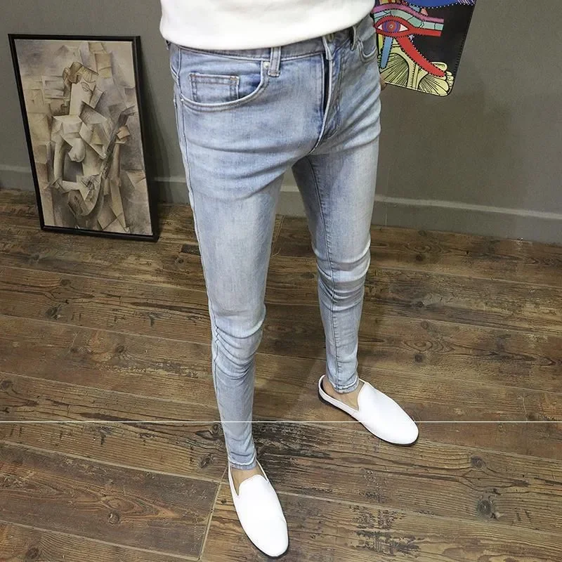 Autumn winter 2021 Fashion slim thick jeans men's Korean slim ankle length pants men's casual all-match pants
Autumn winter 2021 Fashion slim thick jeans men's Korean slim ankle length pants men's casual all-match pants
