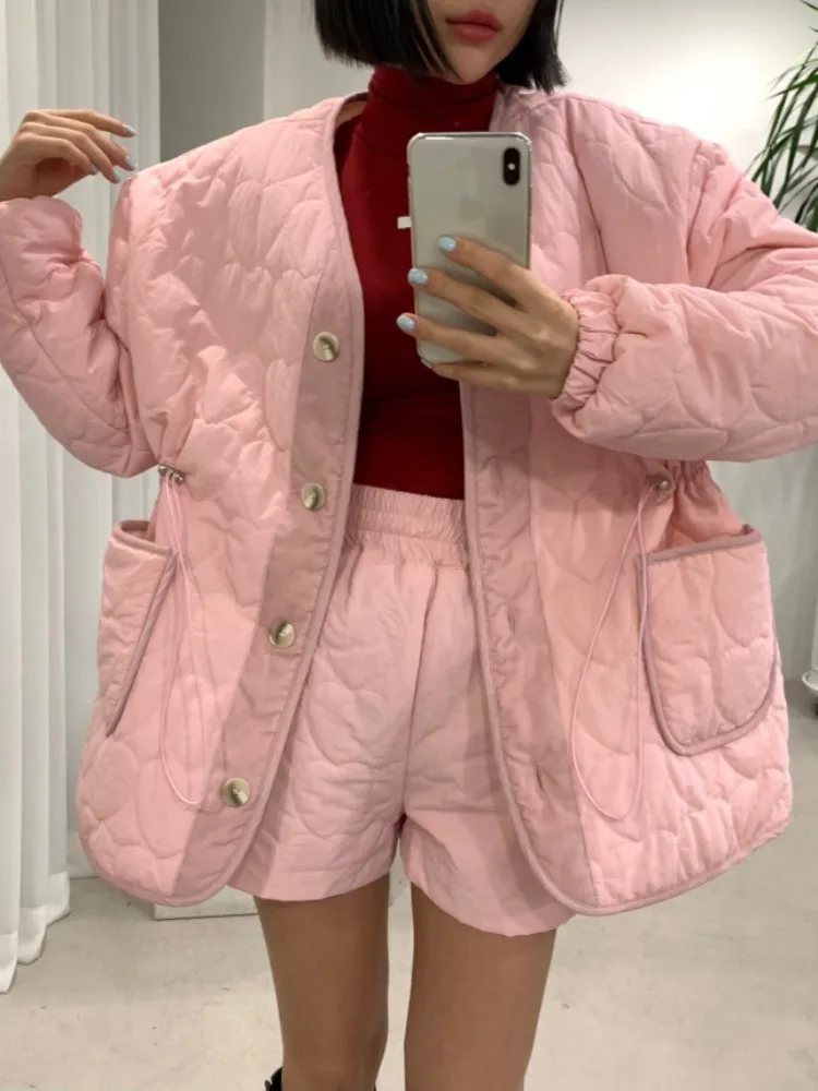 Korean Sle Sweet Retro Versatile Cotton Jaet Outerwear Suitable for All Seasons Long Sve Commute Friendly Soft Material
Korean Sle Sweet Retro Versatile Cotton Jaet Outerwear Suitable for All Seasons Long Sve Commute Friendly Soft Material