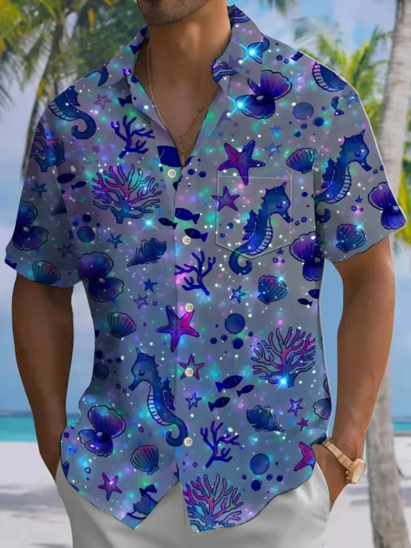 Hawaiian Shirt Men Women Summer New Floral Printed Short Sleeve Shirt Tops Casual Button Up Shirt Camisas De Hombre Y2k Tops
Hawaiian Shirt Men Women Summer New Floral Printed Short Sleeve Shirt Tops Casual Button Up Shirt Camisas De Hombre Y2k Tops