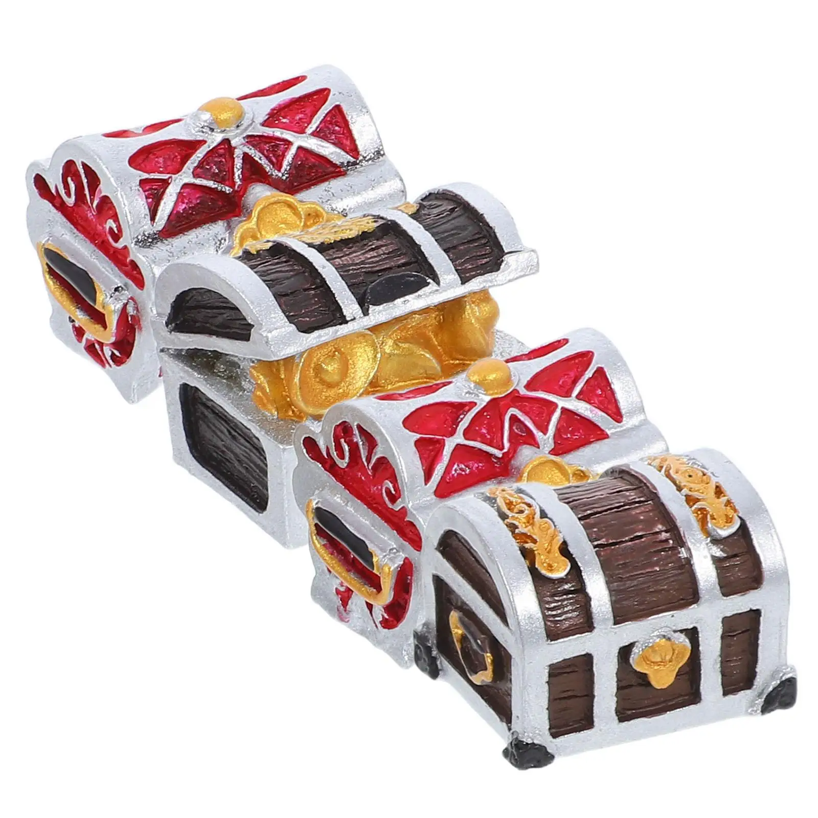4 Pcs Miniature Treasure Chests Decorative Boxes for Aquarium Fish Tank Ornaments Resin Made Durable Storage
4 Pcs Miniature Treasure Chests Decorative Boxes for Aquarium Fish Tank Ornaments Resin Made Durable Storage