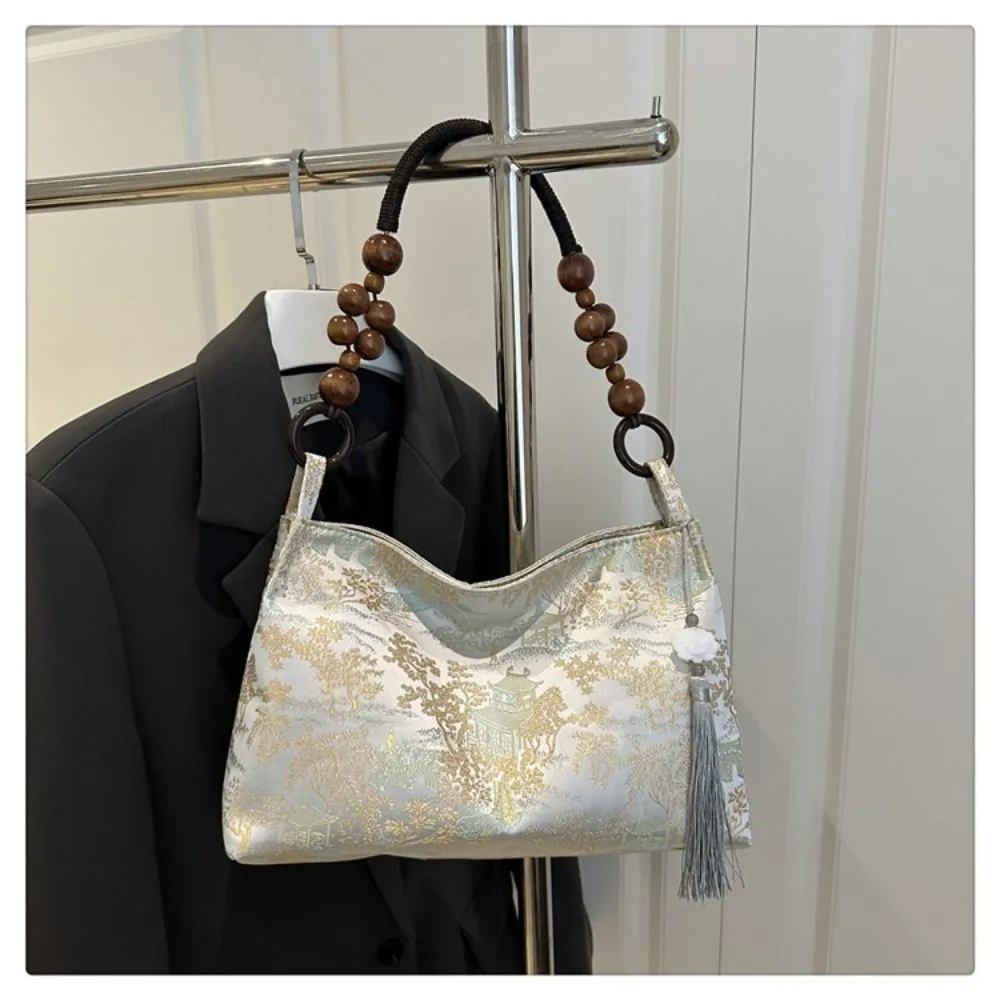 Chinese Style Embroidered Shoulder Bag Hasp Sewing Thread Craft Adjustable Crossbody Strap Tassel Pendant Bag
Chinese Style Embroidered Shoulder Bag Hasp Sewing Thread Craft Adjustable Crossbody Strap Tassel Pendant Bag