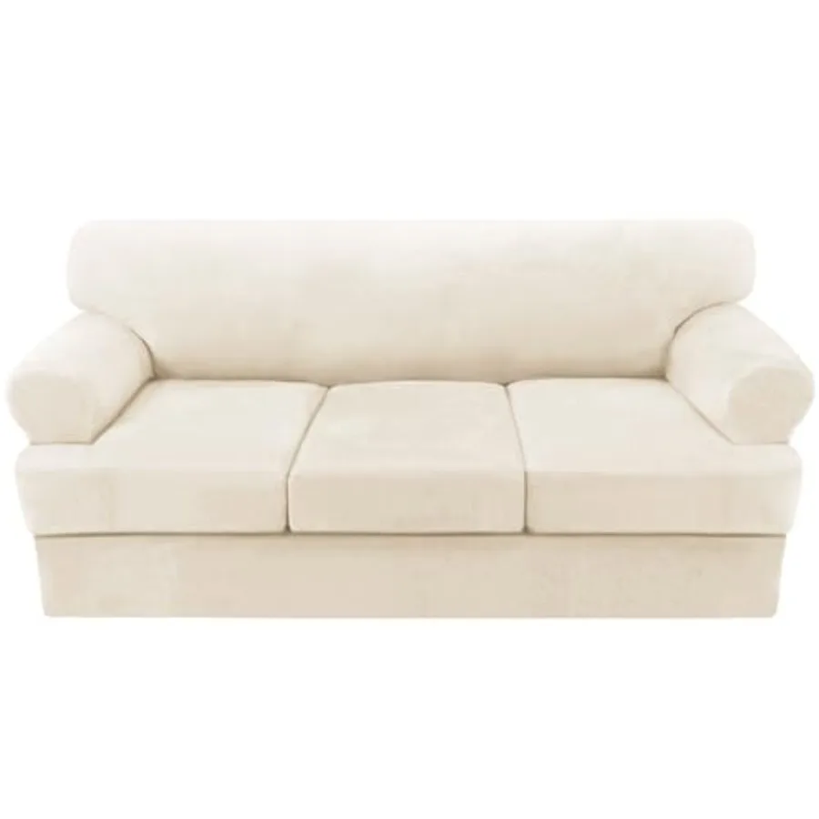 Cover 4 Pcs T Slipcovers Thick Velvet Couch Cover Stretch T Covers for Couch with Individual T Covers
Cover 4 Pcs T Slipcovers Thick Velvet Couch Cover Stretch T Covers for Couch with Individual T Covers