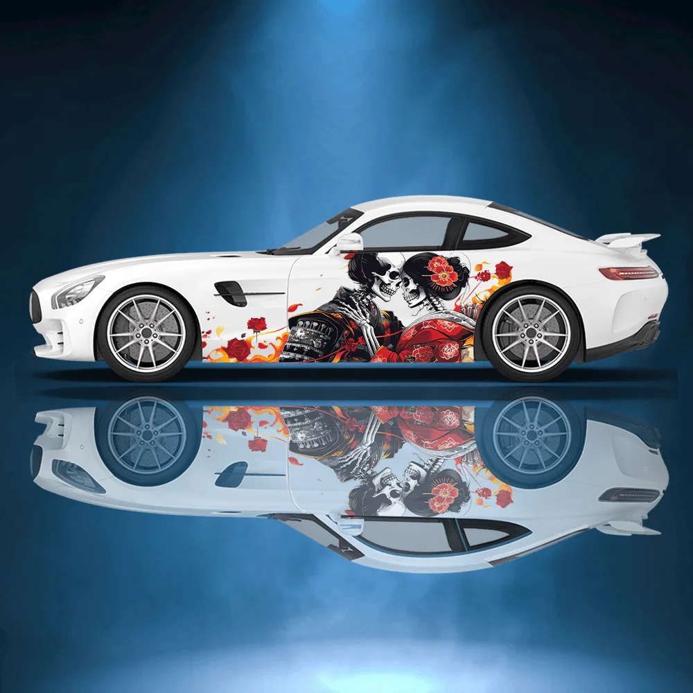 Японский Скелет Поцелуй автомобиля боковая наклейка украшение, ПВХ водонепроницаемая устойчивая к царапинам наклейка, защита автомобиля, автоаксессуары в подарок
Японский Скелет Поцелуй автомобиля боковая наклейка украшение, ПВХ водонепроницаемая устойчивая к царапинам наклейка, защита автомобиля, автоаксессуары в подарок