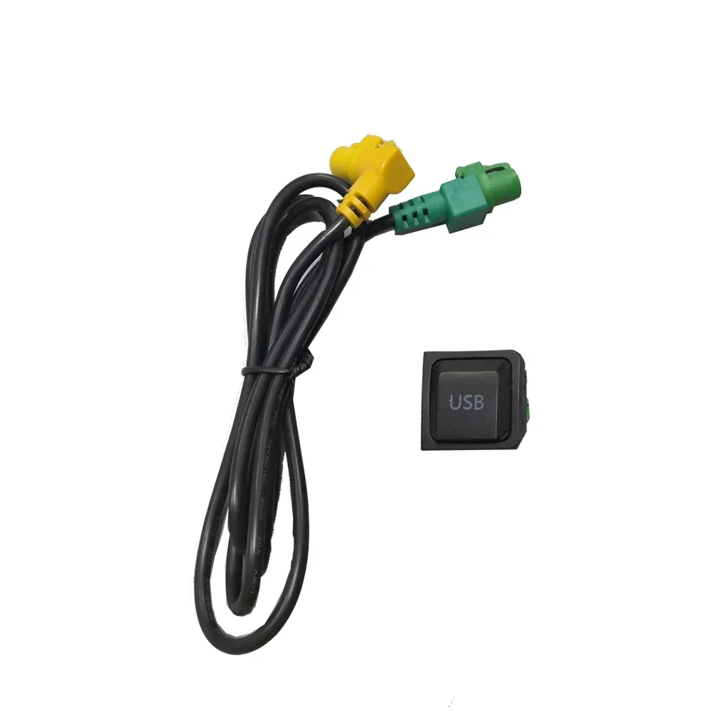 High Quality Black USB AUX Switch Cable USB Switch for Passat B6 B7 golf 5 MK5 Golf 6 MK6 GTI Jetta 5 MK5 CC Car
High Quality Black USB AUX Switch Cable USB Switch for Passat B6 B7 golf 5 MK5 Golf 6 MK6 GTI Jetta 5 MK5 CC Car