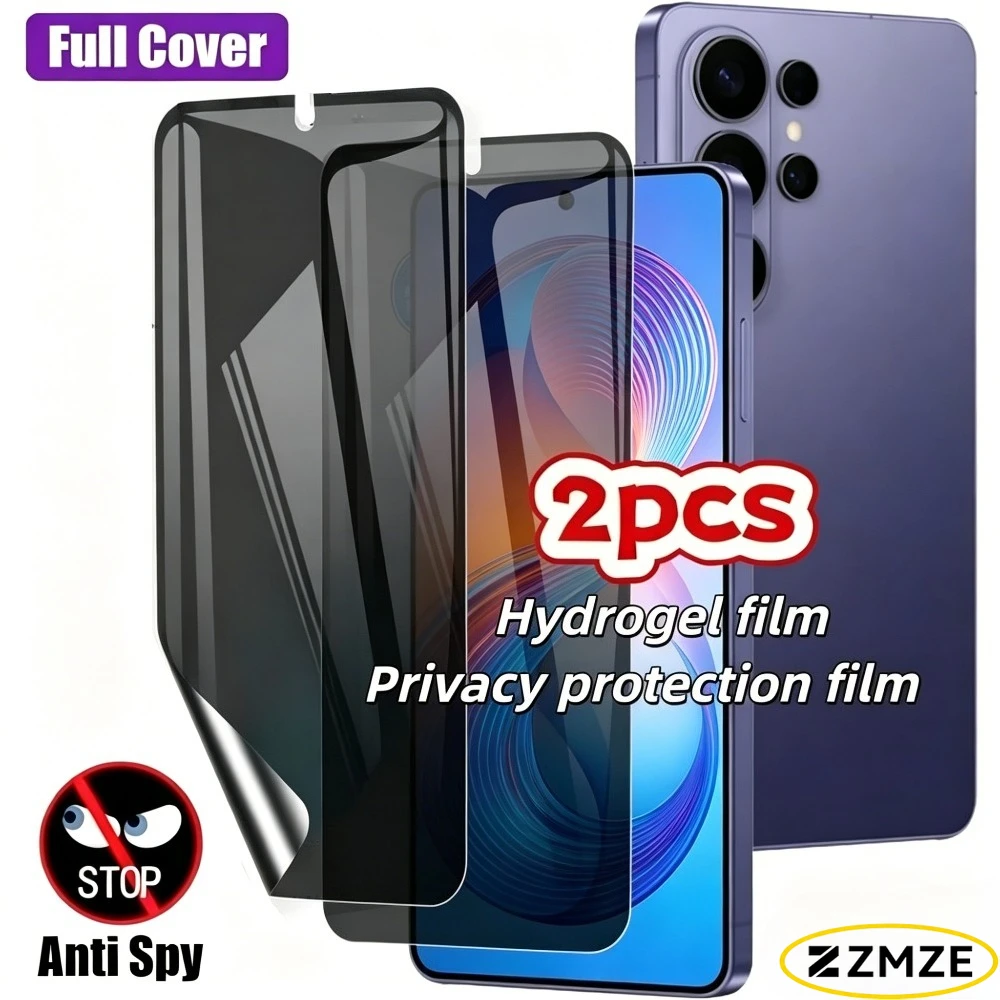 2Pcs Anti Spy Hydrogel Film for Samsung Galaxy S26 S25 S24 S23 Ultra S22 S21 S20 Plus S25 S24 FE Full Coverage Screen Protector
2Pcs Anti Spy Hydrogel Film for Samsung Galaxy S26 S25 S24 S23 Ultra S22 S21 S20 Plus S25 S24 FE Full Coverage Screen Protector