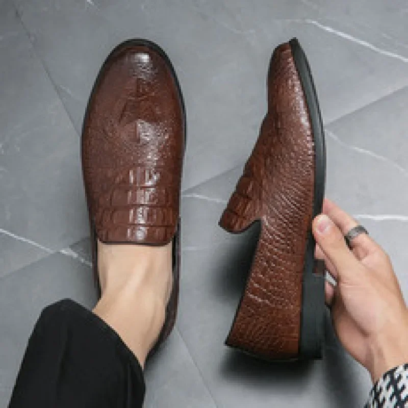 Dress Shoes Men's Fashion Genuine Leather Flat Loafers Leisure Business Oxford Leisure Derby Style Work
Dress Shoes Men's Fashion Genuine Leather Flat Loafers Leisure Business Oxford Leisure Derby Style Work