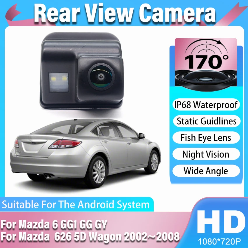Автомобильная парковочная камера заднего вида для Mazda 6 GG1 GG GY для Mazda 626 5D Wagon 2002 ~ 2008 Водонепроницаемая камера ночного видения
Автомобильная парковочная камера заднего вида для Mazda 6 GG1 GG GY для Mazda 626 5D Wagon 2002 ~ 2008 Водонепроницаемая камера ночного видения