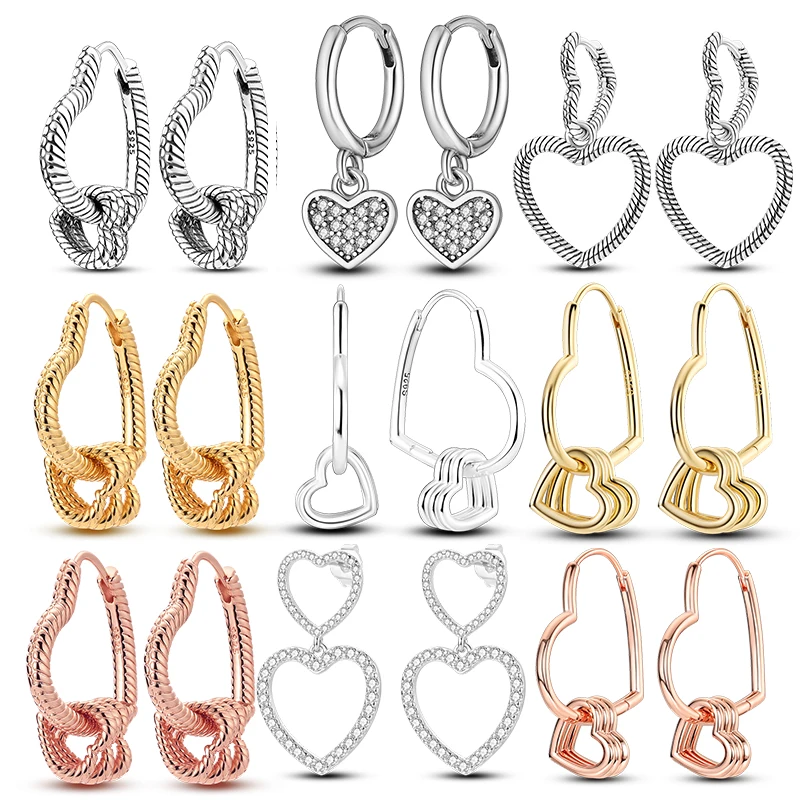 Infinite Love Series Earrings 925 Silver Charms Hypoallergenic Fine Jewelry Inlaid with Zirconia Elegant Luxury Style for Women
Infinite Love Series Earrings 925 Silver Charms Hypoallergenic Fine Jewelry Inlaid with Zirconia Elegant Luxury Style for Women