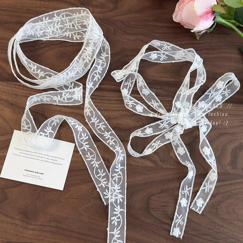 Exquisite Lace Daisy Thin Long Ribbon Choker Scarf Versatile Hair Tie for Women Bohemian Sweet Boho Festival Photoshoot Gift
Exquisite Lace Daisy Thin Long Ribbon Choker Scarf Versatile Hair Tie for Women Bohemian Sweet Boho Festival Photoshoot Gift