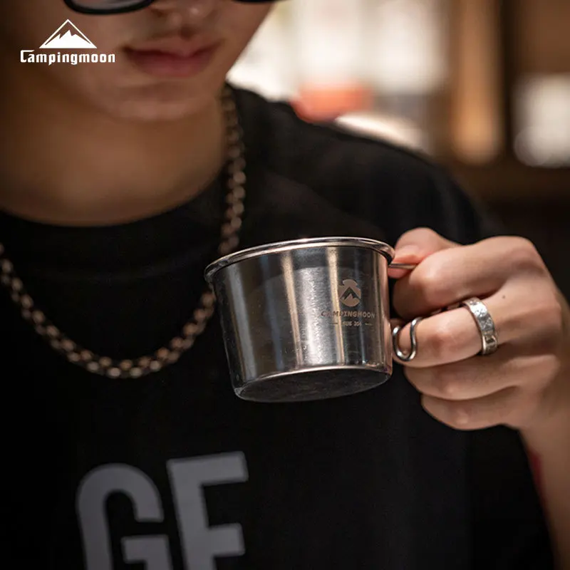 CAMPINGMOON S180-4P+B Outdoor Camping Stainless Steel Snow Pull Coffee Cup 4-piece Pack with Storage Bag
CAMPINGMOON S180-4P+B Outdoor Camping Stainless Steel Snow Pull Coffee Cup 4-piece Pack with Storage Bag