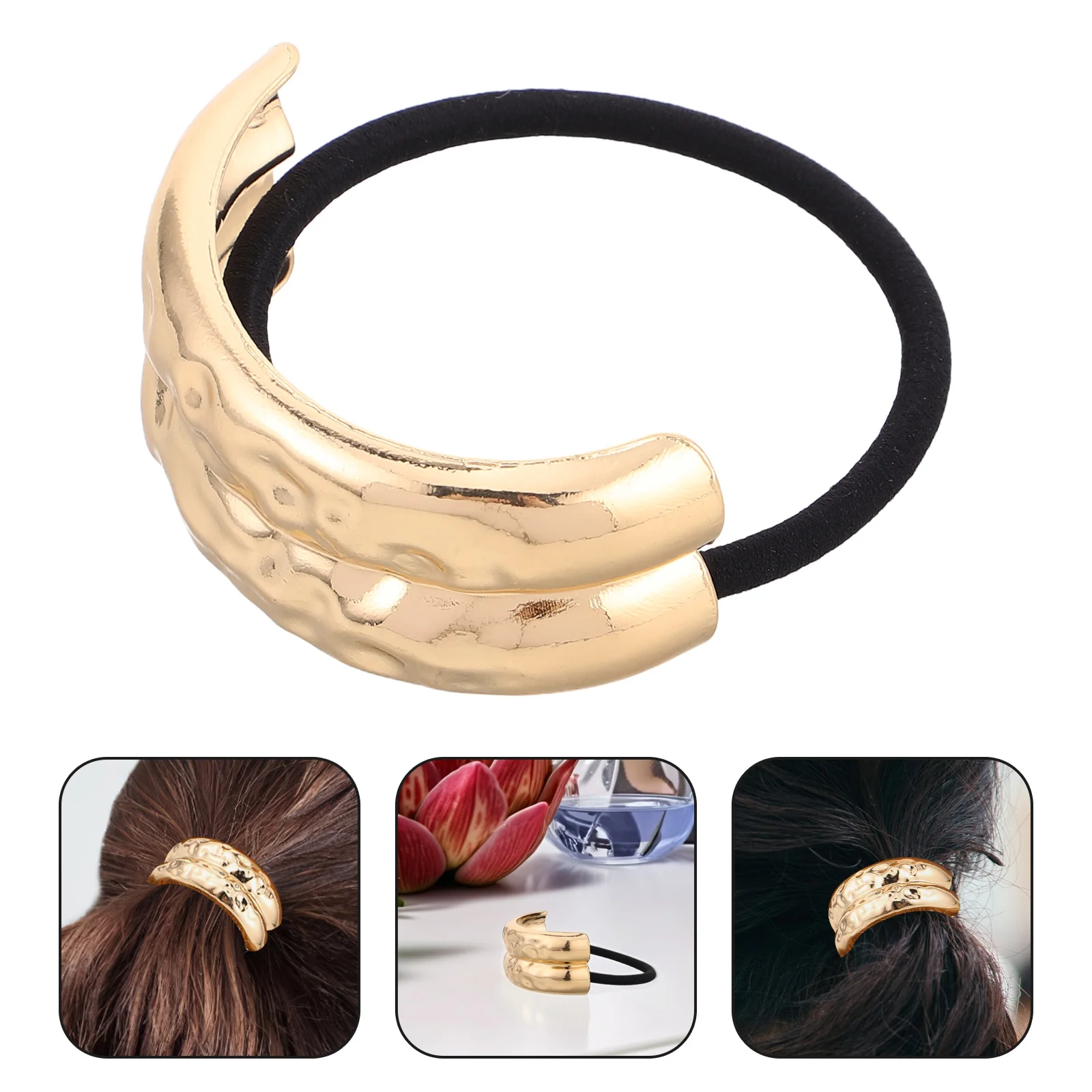 Elastic Ponytail Cuff Accessories for Women Gold Ties Thick Thin Metal Hair Tie Jewelry Hair Rope Vintage Design Durable Alloy
Elastic Ponytail Cuff Accessories for Women Gold Ties Thick Thin Metal Hair Tie Jewelry Hair Rope Vintage Design Durable Alloy