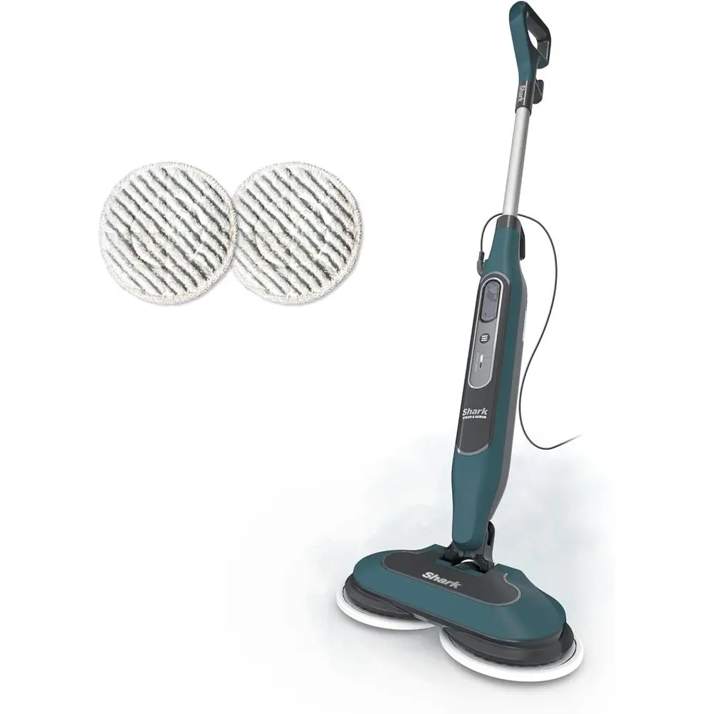 Steam & Scrub All-in-One Scruband Sanitizing Hard loor Steam Mop, 2 Steam es, 2 Dirt Grip Sot Scrub Pads Included, XL Removable
Steam & Scrub All-in-One Scruband Sanitizing Hard loor Steam Mop, 2 Steam es, 2 Dirt Grip Sot Scrub Pads Included, XL Removable