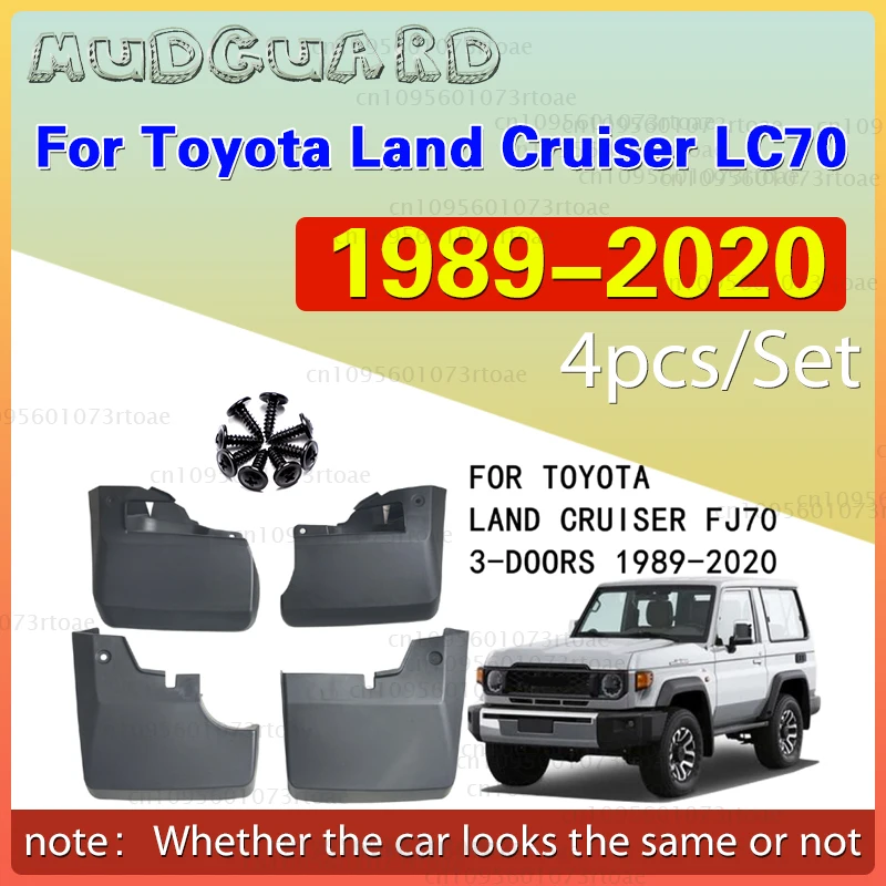 For Toyota Land Cruiser LC70 FJ70 3-Doors 1989-2020 Mudguards Fender Mud Flap Guard Splash Car Accessories Auto Styline
For Toyota Land Cruiser LC70 FJ70 3-Doors 1989-2020 Mudguards Fender Mud Flap Guard Splash Car Accessories Auto Styline