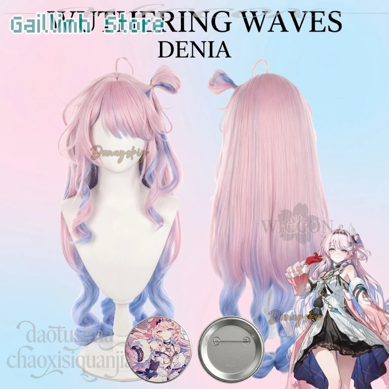 Anime Wuthering Waves Cosplay Denia Jirai Kei Y2K Kawaii Long Curly Hair Fashion Pink And Blue Gradient Synthetic Hair Halloween
Anime Wuthering Waves Cosplay Denia Jirai Kei Y2K Kawaii Long Curly Hair Fashion Pink And Blue Gradient Synthetic Hair Halloween
