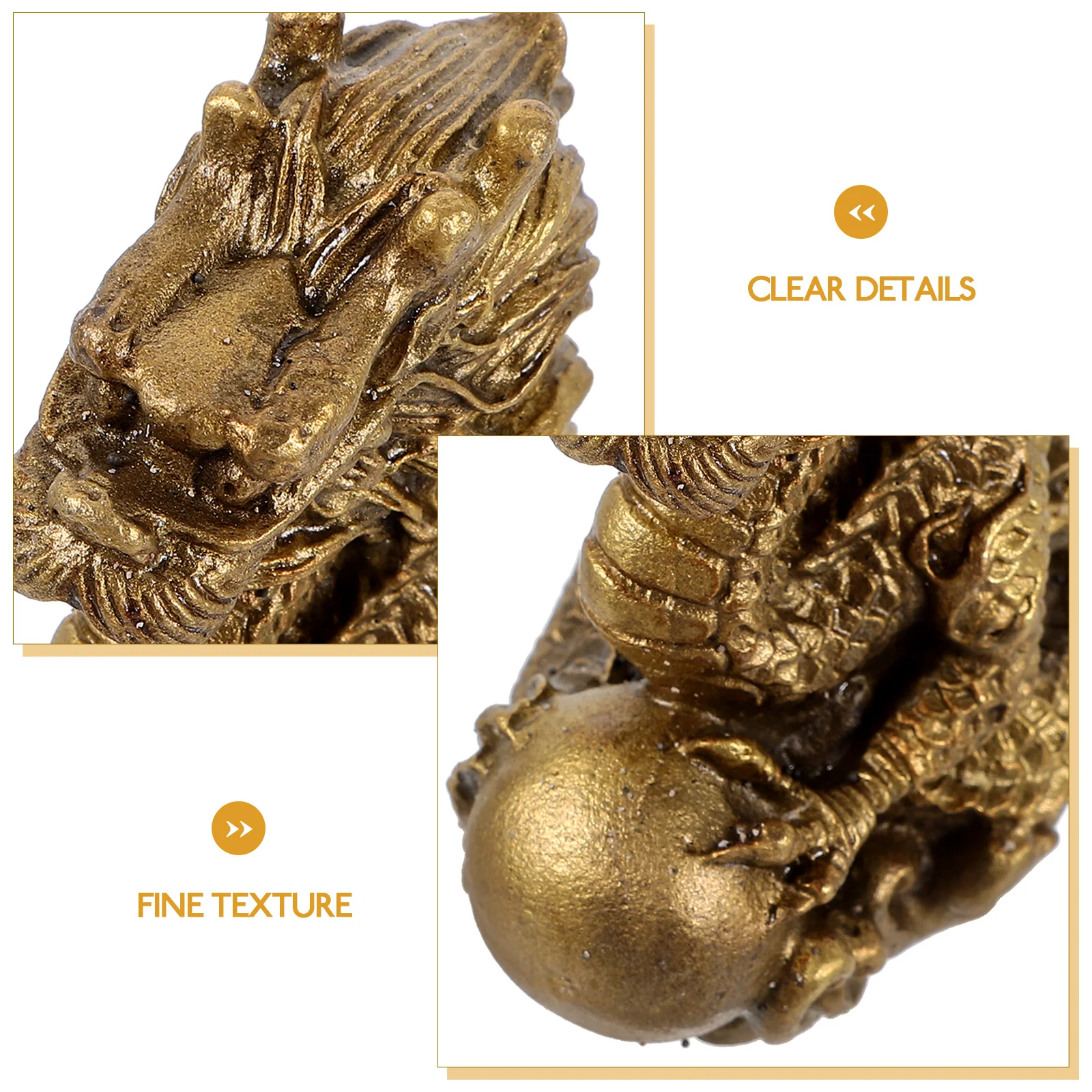 Gold Dragon Ornament Decoration Desktop Decorations Traditions Golden Copper Office
Gold Dragon Ornament Decoration Desktop Decorations Traditions Golden Copper Office