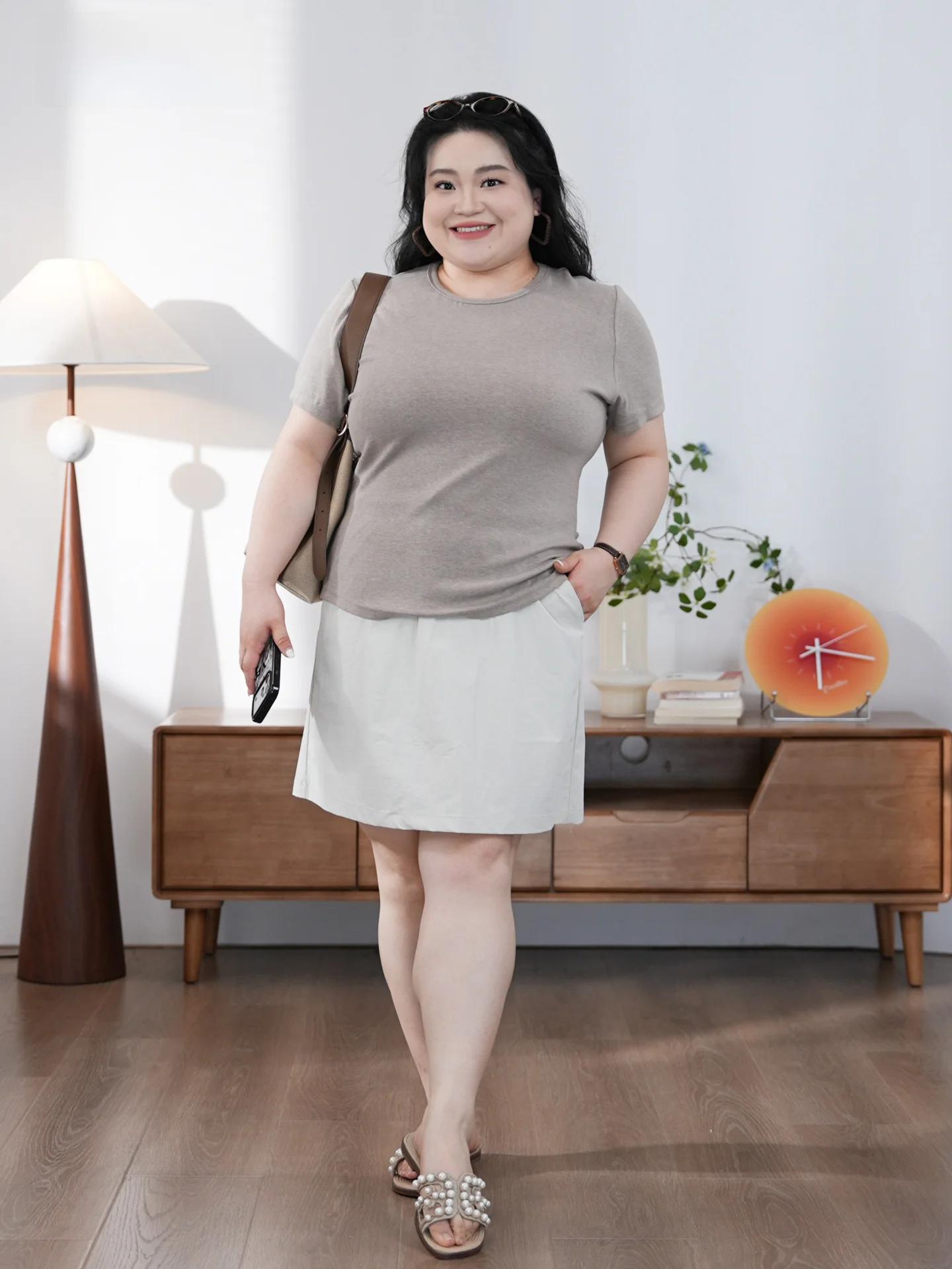 Slimming A-Line American Functional Style Quick Dry Short Skirt plus Size Women's High Waist Polyurethane Elastic Fiber Skirt
Slimming A-Line American Functional Style Quick Dry Short Skirt plus Size Women's High Waist Polyurethane Elastic Fiber Skirt
