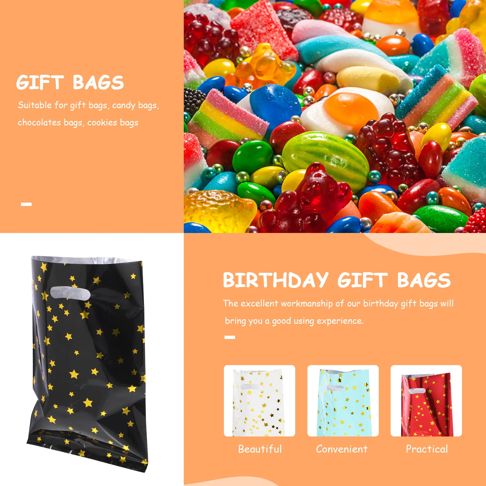 70pcs Birthday Gift Star Pattern Wedding Party Candy Goodie Bags Festival Treats Packaging Pouches Creative Cartoon Gift Bag For
70pcs Birthday Gift Star Pattern Wedding Party Candy Goodie Bags Festival Treats Packaging Pouches Creative Cartoon Gift Bag For