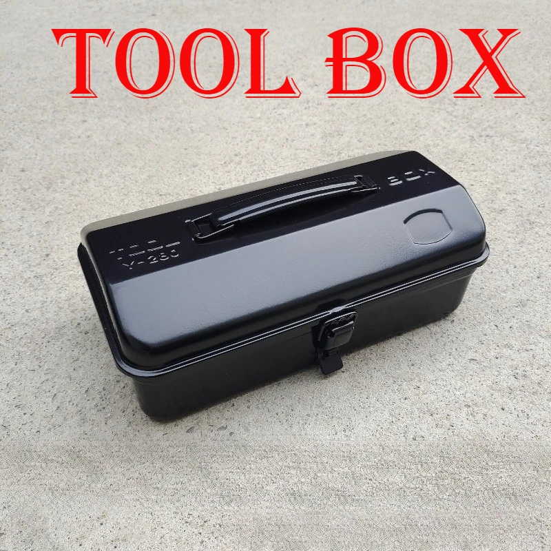 Iron Thickened Black Tool Box Multi-purpose Hardware Tool Storage Case Portable Household Auto Repair Hand Tool Organizer Box
Iron Thickened Black Tool Box Multi-purpose Hardware Tool Storage Case Portable Household Auto Repair Hand Tool Organizer Box