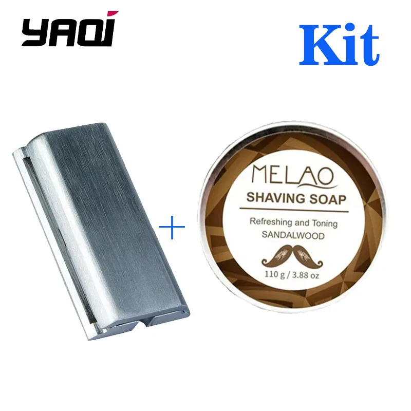 YAQi Tile 316 Stainless Steel Safety Razor Head and Shaving Soap Set for Facial Cleansing
YAQi Tile 316 Stainless Steel Safety Razor Head and Shaving Soap Set for Facial Cleansing